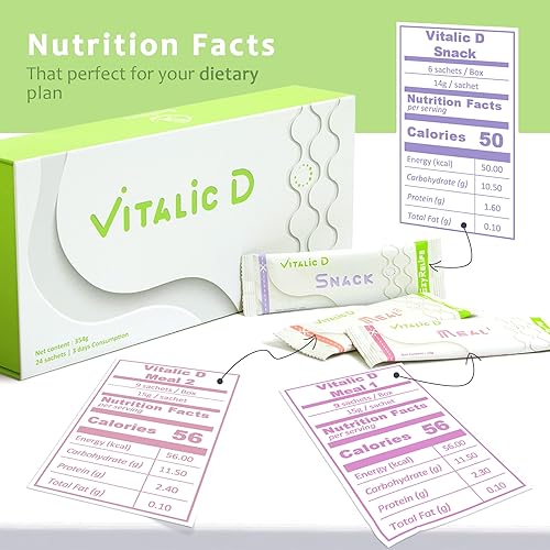 Miniatura 2 de Vitalic D, programa de limpieza de 3 días y apoyo a la salud intestinal | Bebida en polvo desintoxicante a base de plantas para restablecimiento