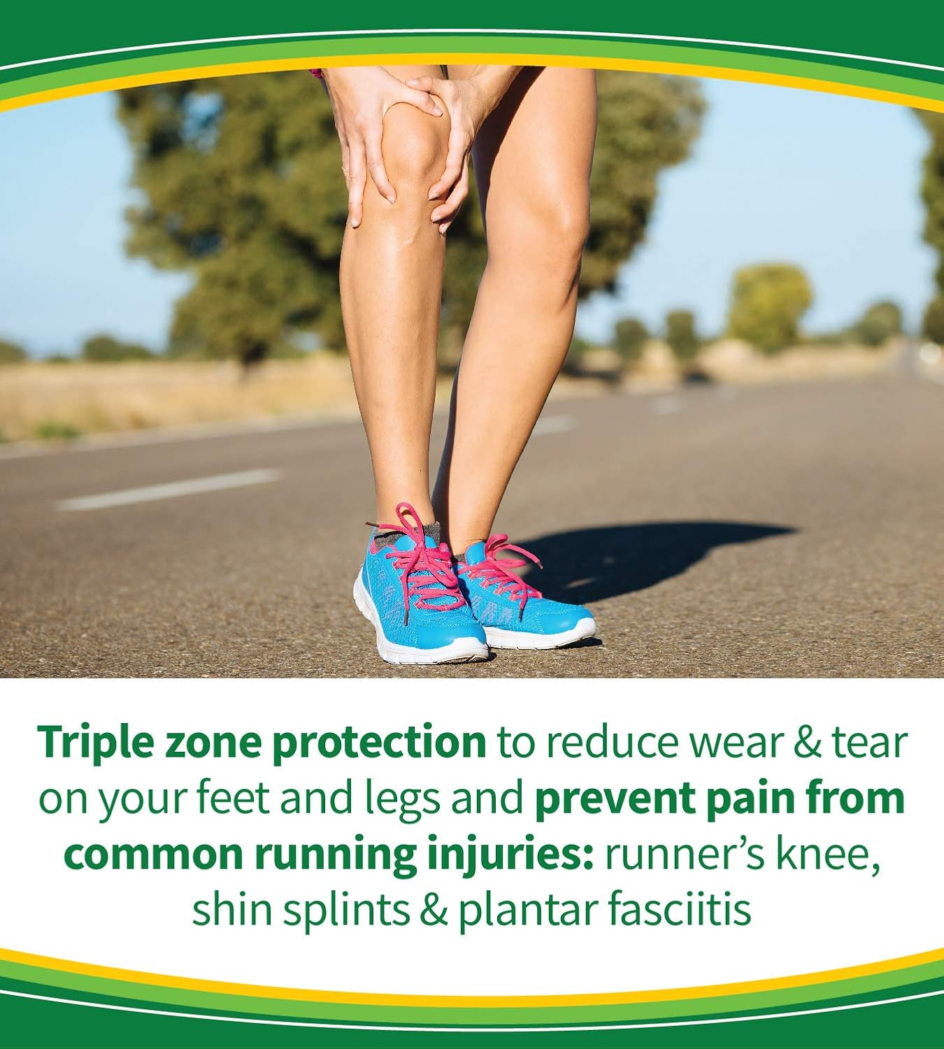 Dr. Scholl’s Running Insoles // Reduce Shock and Prevent Common Running Injuries: Runner's Knee, Plantar Fasciitis and Shin Splints, Men's 10.5-14 : Health & Household
