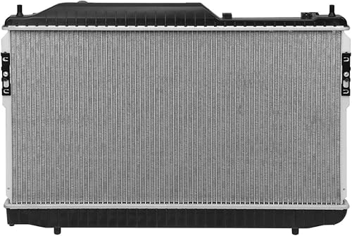 Miniatura 22 de DNA Motoring OEM-RA-13283 - Radiador de núcleo de aluminio estilo fábrica de 23-9/16 pulgadas, compatible con Suzuki Esteem AT/MT 99-02