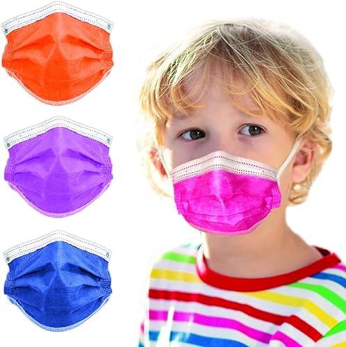 Miniatura 5 de Máscara facial desechable de 4 capas transpirable para niños, fabricada en Estados Unidos, protección más alta con cómoda cinta elástica para las