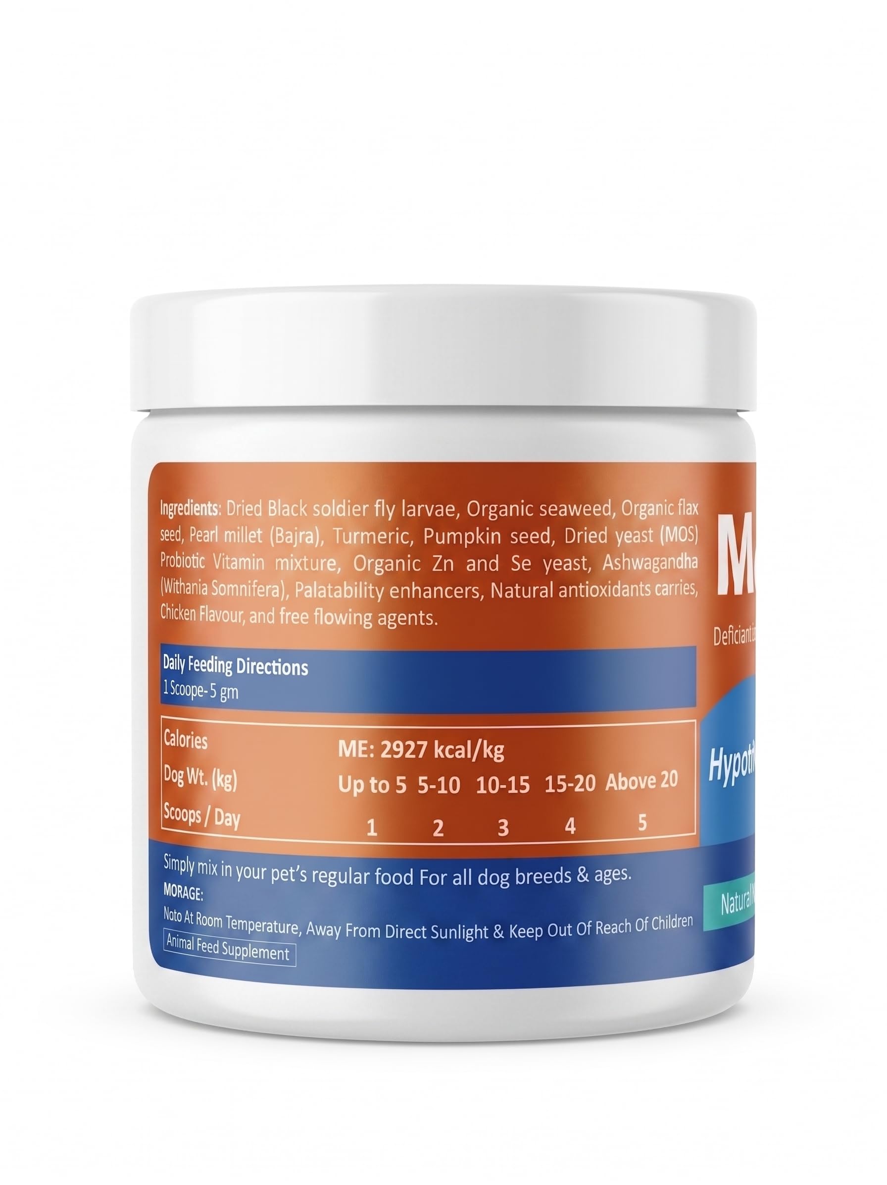 Wagtastic Dog Immunity & Gut Health Supplement Powder 150g Pack of 1 - Probiotics, Seaweed, Turmeric, Flaxseed & Ashwagandha for Digestion, Skin, Coat & Immune Support for Dogs of All Breeds — Amazon image 7