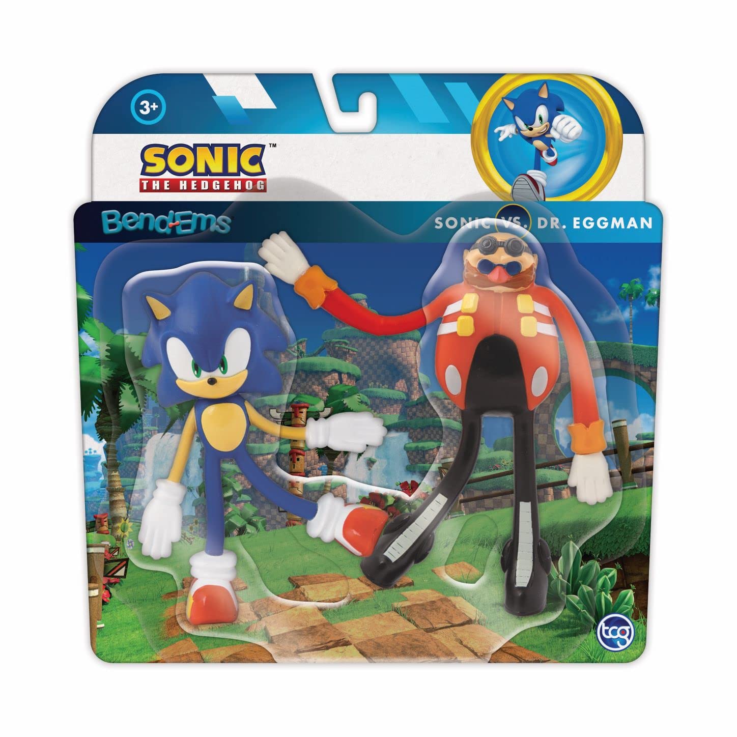 Image secondaire de Lot de 2 Figurines Bend-Ems Sonic Flexibles