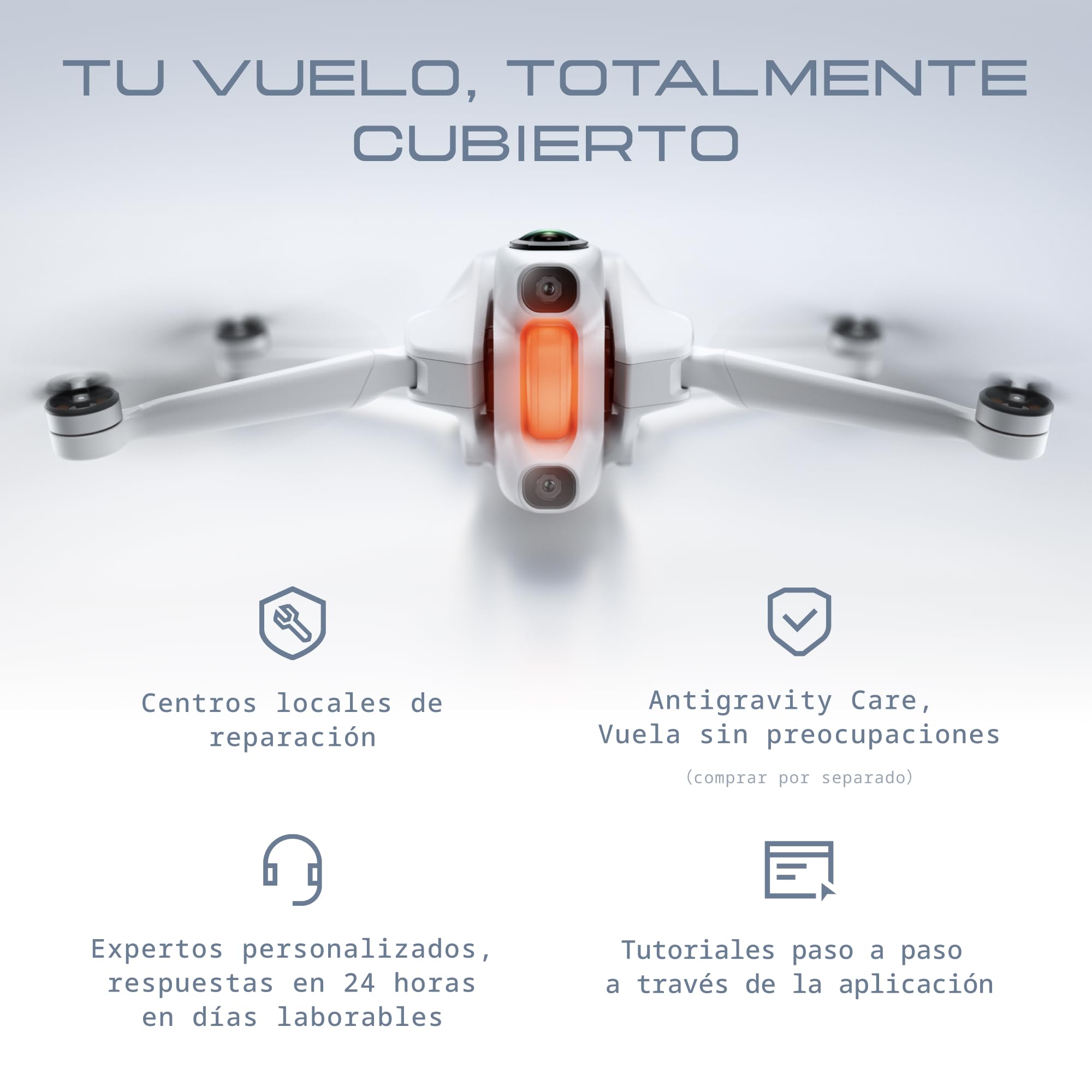Antigravity A1 Paquete explorador (3 baterías) – Dron 360 8K para vuelo inmersivo, "apunta y vuela", evita obstáculos, 249g, Deep Track, retorno automático, alcance de 10 km y edición automática