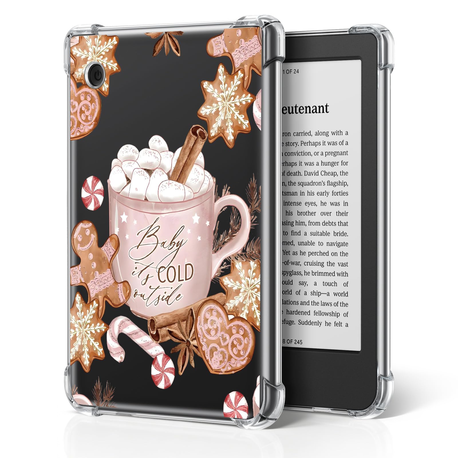 Case for Kobo Clara Colour & Clara BW/2E eReader 6”, Crystal Clear Thin Fit Protective Cover | Scratch-Resistant TPU Shell & Enhanced Grip | Showcase Your Style (Transparent) — view 8