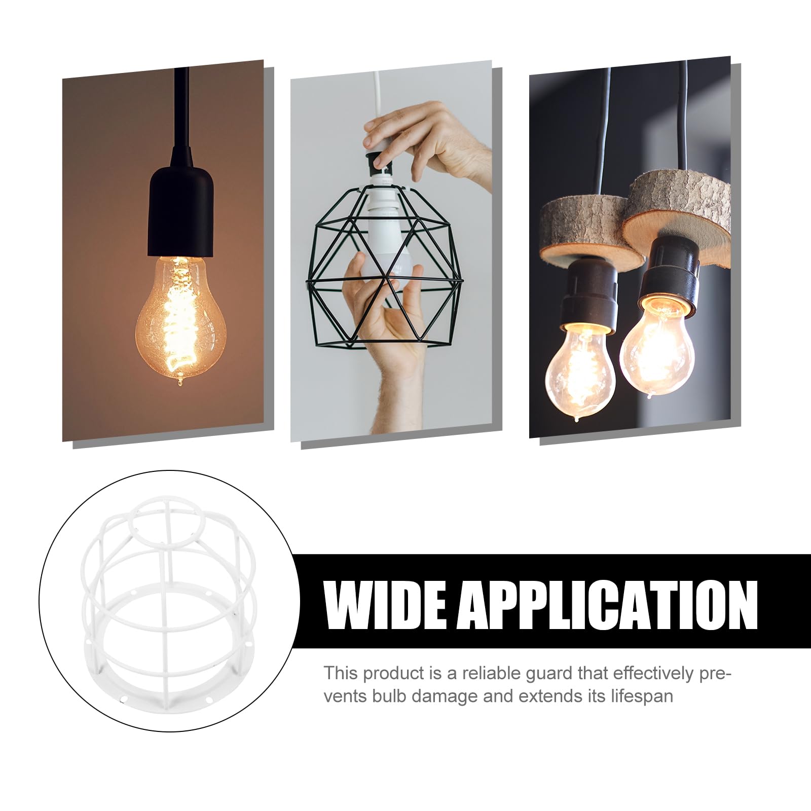 Industrial Cage Light Globe Replacement Light Covers For Ceiling