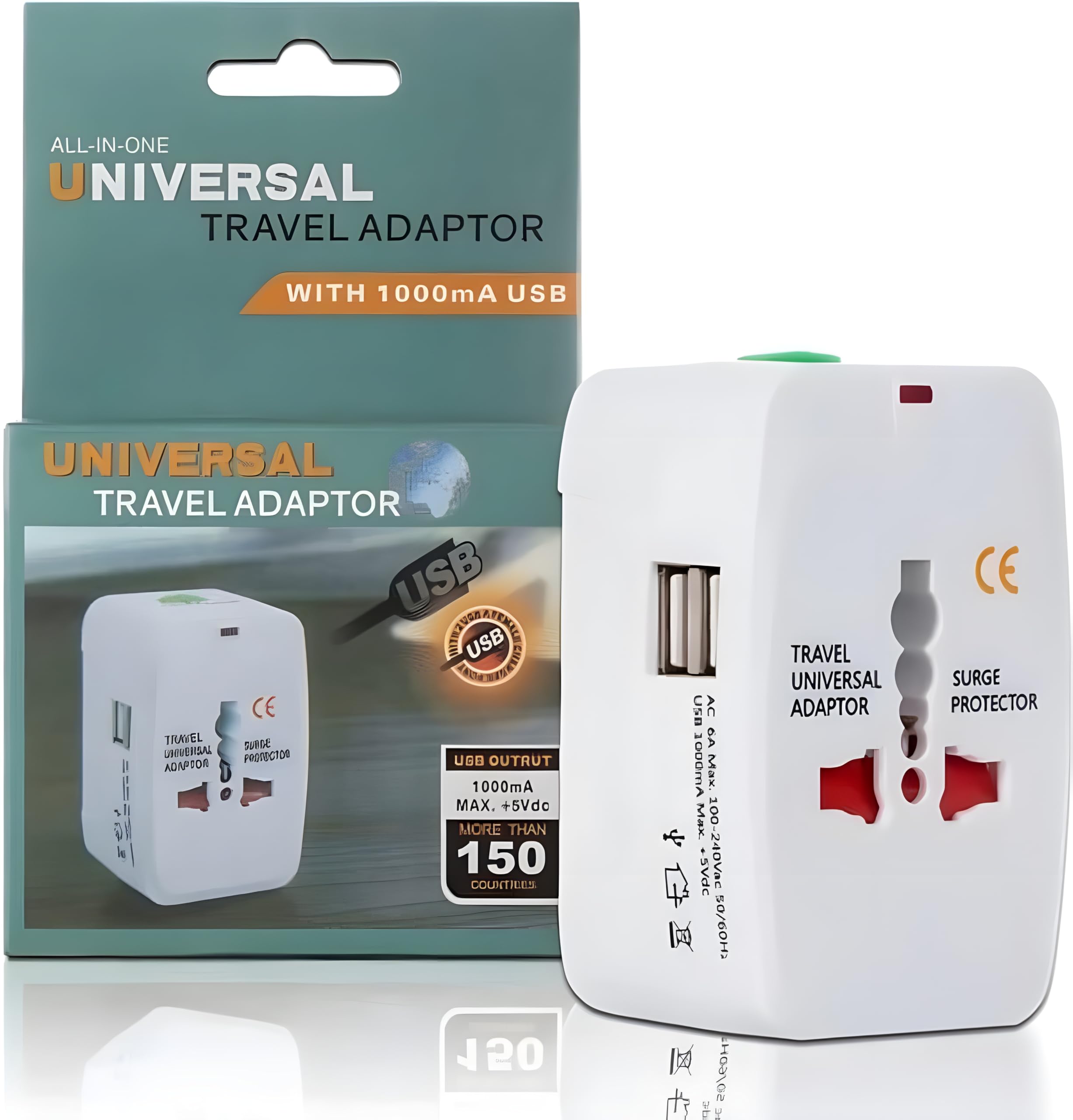 Latest Universal Travel Adapter Worldwide Built in Dual USB Charger Ports-picture-27