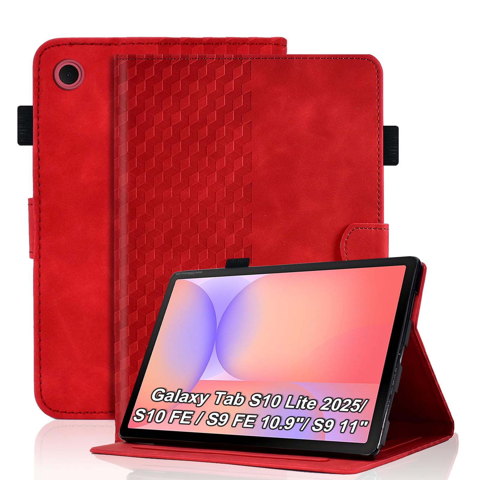 Case for Honor Pad X8a 11 Inch Tablet 2024 Protective Case Premium Leather Folio Smart Case with Auto Sleep/Wake Pen Holder Card Slot for Honor Pad X8a- Dark Green — view 86
