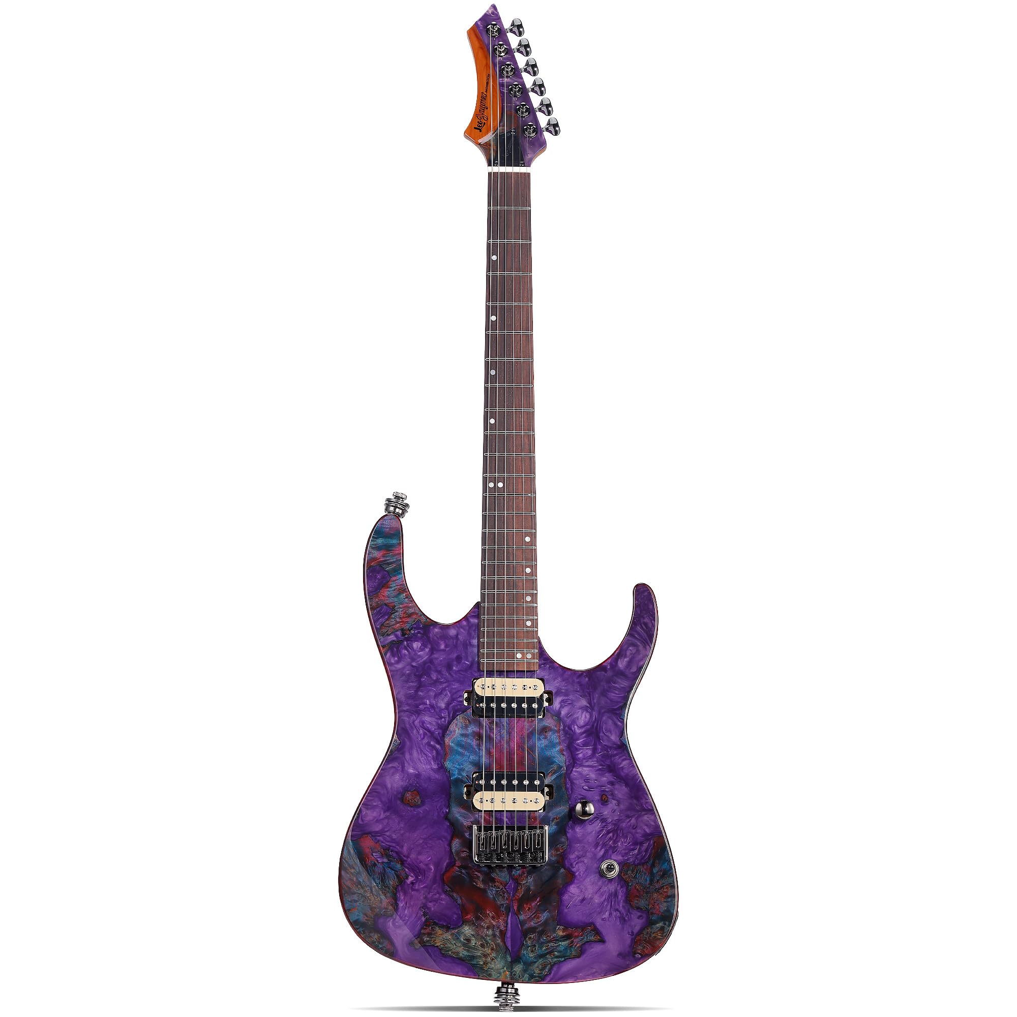 Leo Jaymz Electric Guitar Deluxe Monsoon Series,Reverse Headstock
