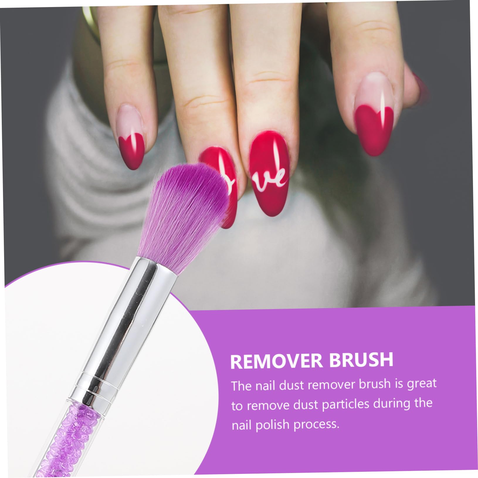 FRCOLOR 14 Pz spazzola per la pulizia delle completo di strass strumento per manicure creativo pennelli pennelli per detergente per spazzolino per le