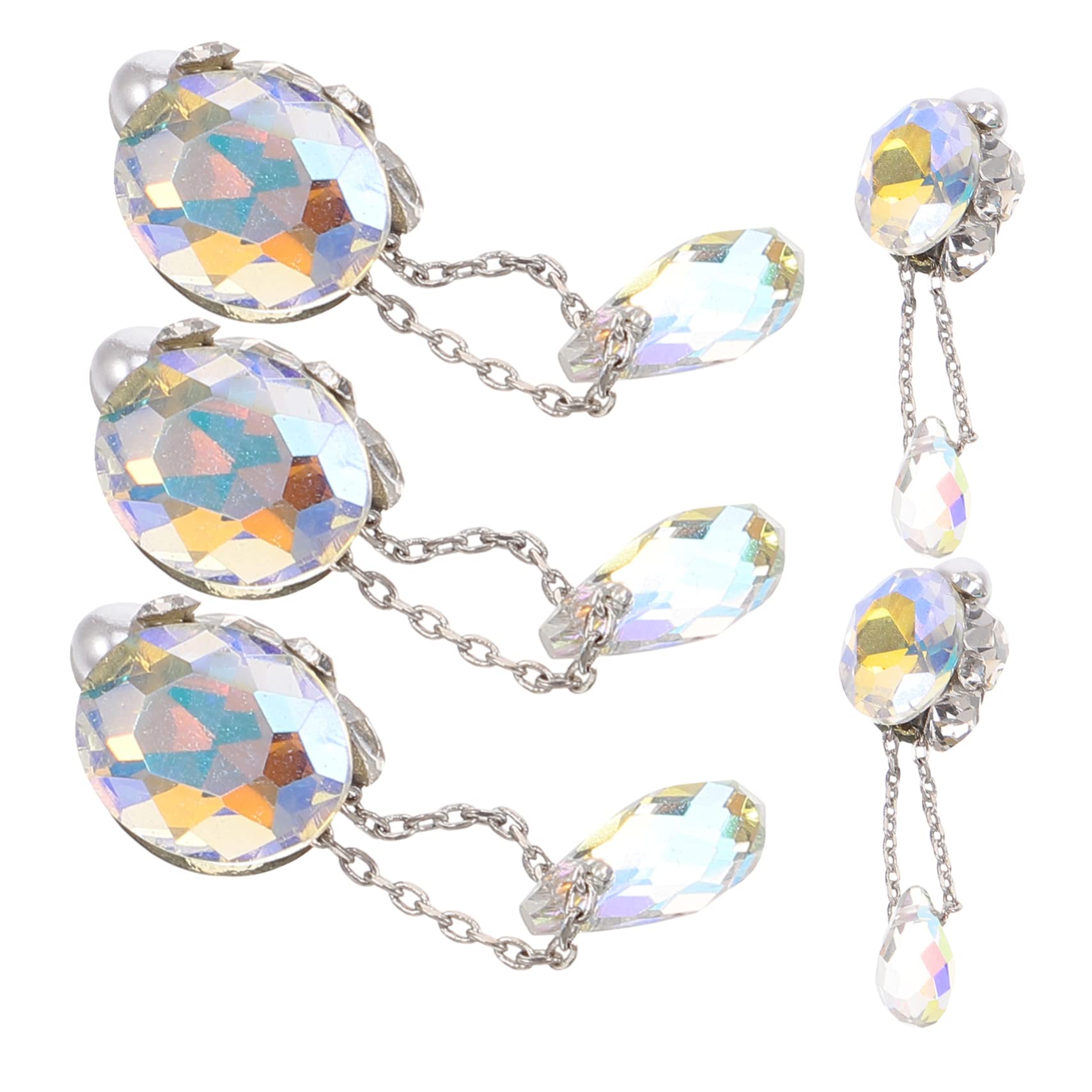 PACKOVE 25pièces Ornements De Manucure Rhinestones Pour Nail Art Charms Décoratifs Pour Accessoires Éblouissants Et Uniques