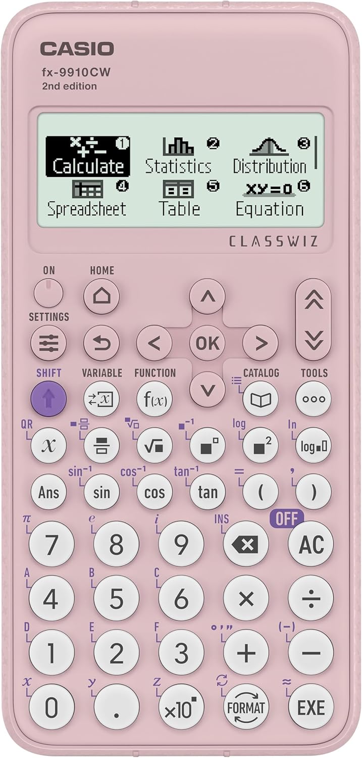Casio FX-9910CW-PK-W-IT Scientific Calculator
