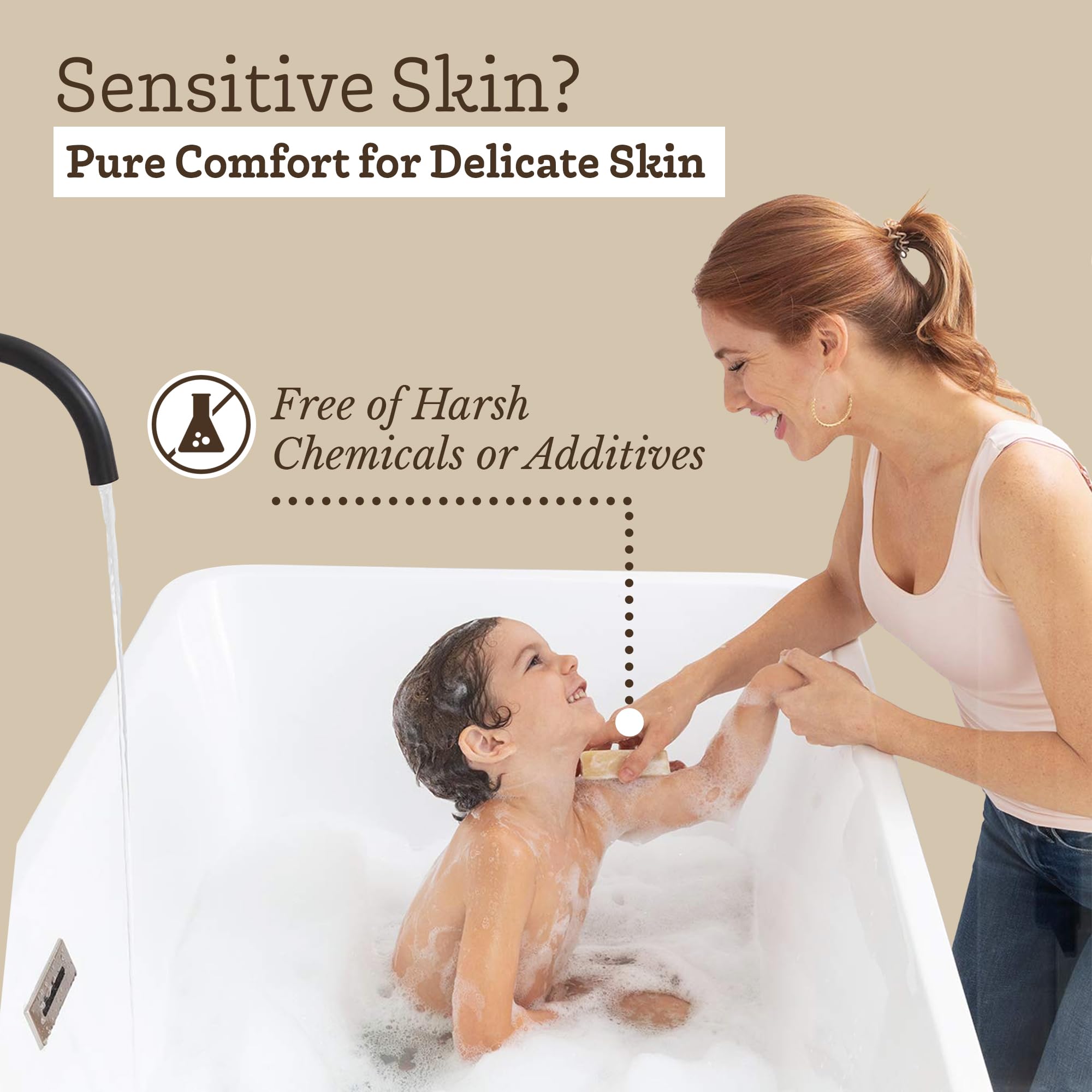 Southern Natural Handmade Soap Bars for Face and Body