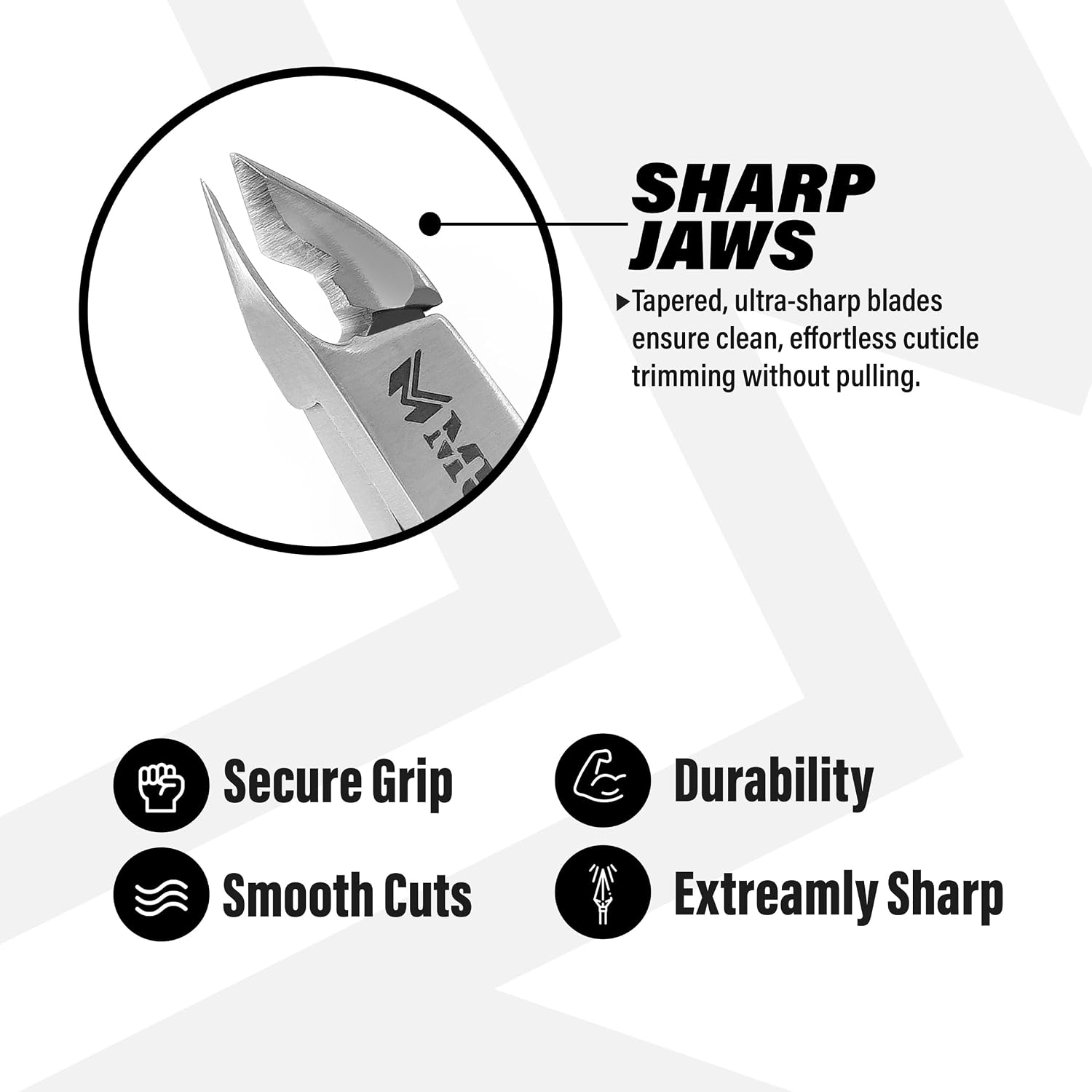 MUSI Cuticle Trimmer, Professional Cuticle Nipper Nail Tool Cuticle Remover