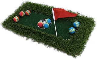FOLOSAFENAR High Stretch, Excellent Shock Absorption Wear Resistant Antislip High Stretch Eva Antislip Golf Floating Putting Green Mat for Family