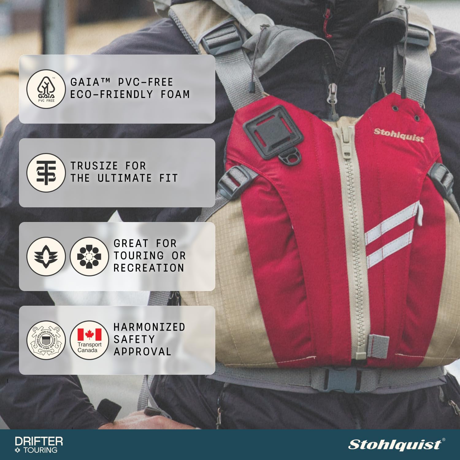 Stohlquist Men's Drifter Lifejacket (PFD) image 4