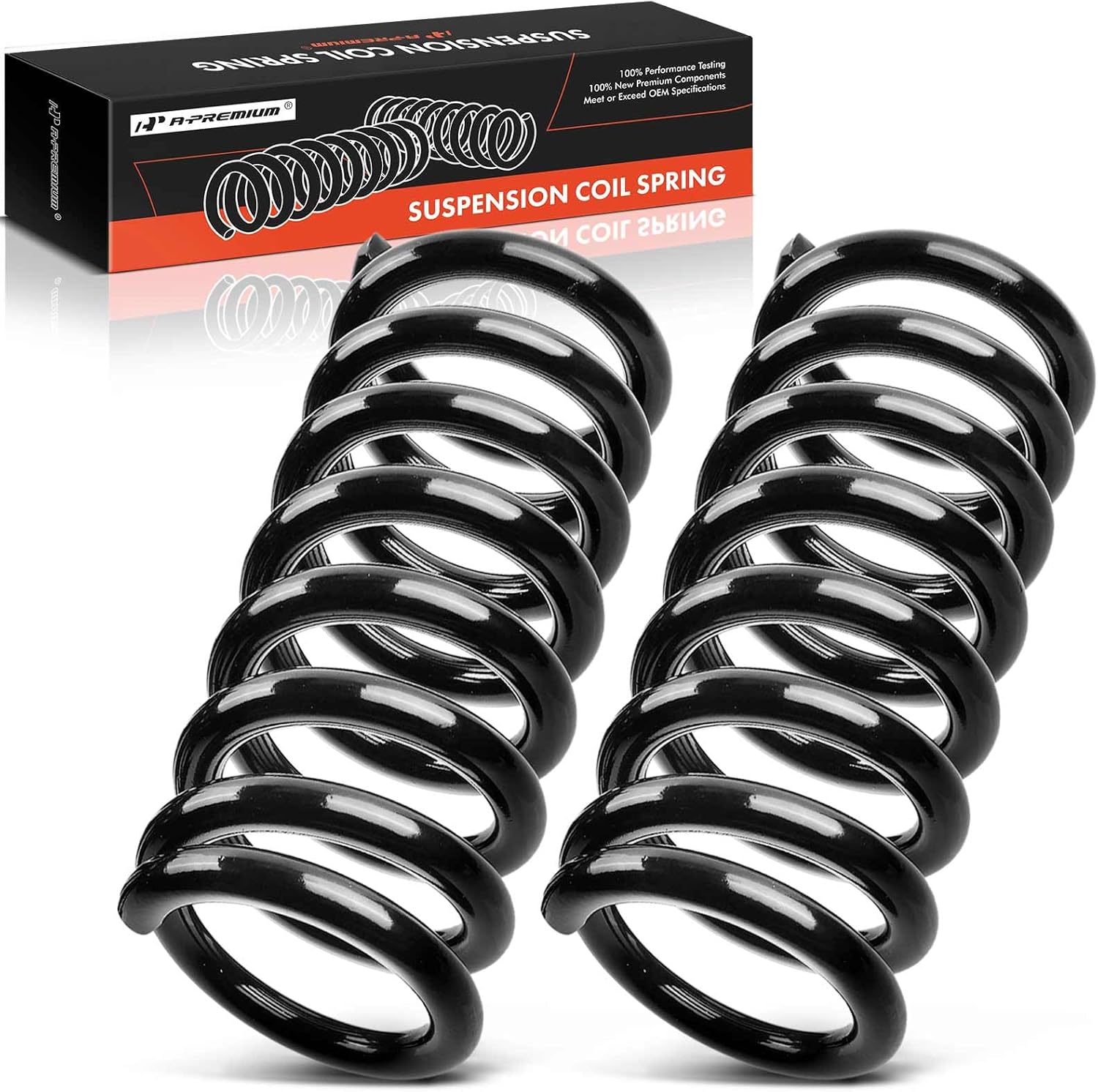 A-Premium Front Coil Springs Compatible with Infinit QX56 2008-2010 & Nissan Armada 2008-2010 2014-2015, Titan, 5.6L 4WD, Driver and Passenger Side, 2-Pack, Replace# 540107S300