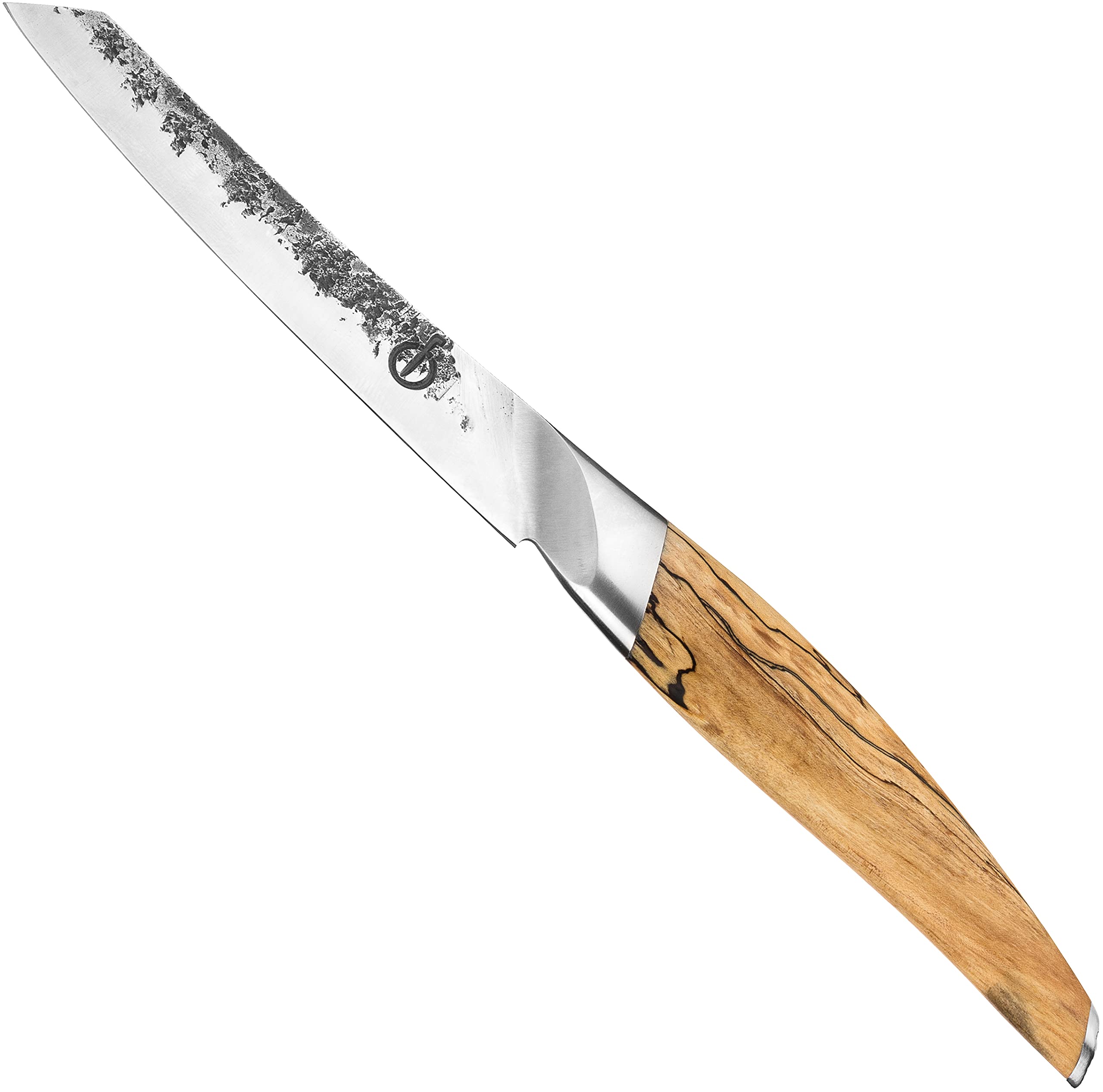 Forged Spickmesser Katai, 12cm, Aus japanischem VG10 Stahl, Von Hand in 5 Schichten geschmiedet, Verpackt in Einer luxuriösen Holzkiste