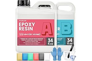 Crystal Clear Epoxy Resin Kit for Art