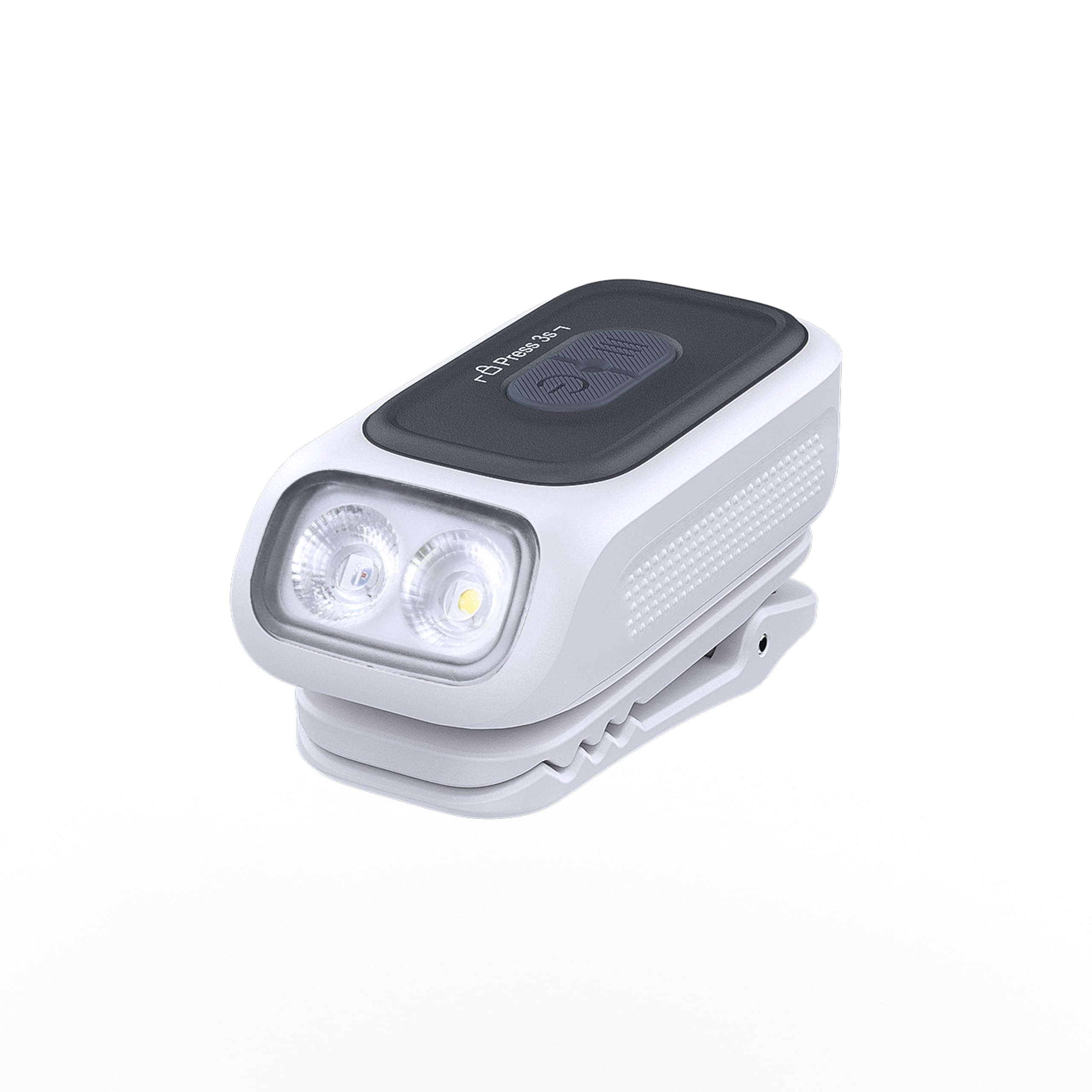 Fenix E04R White Rechargeable EDC Torch and Beacon | 300 lumens | 46 m | 87 hrs Max | 4 Level White Beam and 2 Level Red Beam, Multi-Colour Panel Light | IP66
