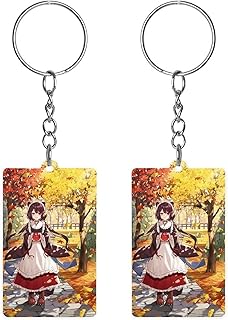 [シマキロ] キーホルダー 戌亥とこ VTuber キーホルダー 長方形 アクリル クリア 装飾品 贈り物