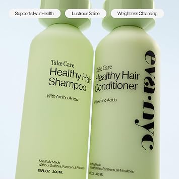 Eva NYC Gentle Daily Cleansing Conditioner for Weightless Healthy Hair - Amino Acids Known To Enhance Moisture + Shine - Nourishing + Lightweight - For Fine to Medium Hair - Lavender Scent - 10 fl oz