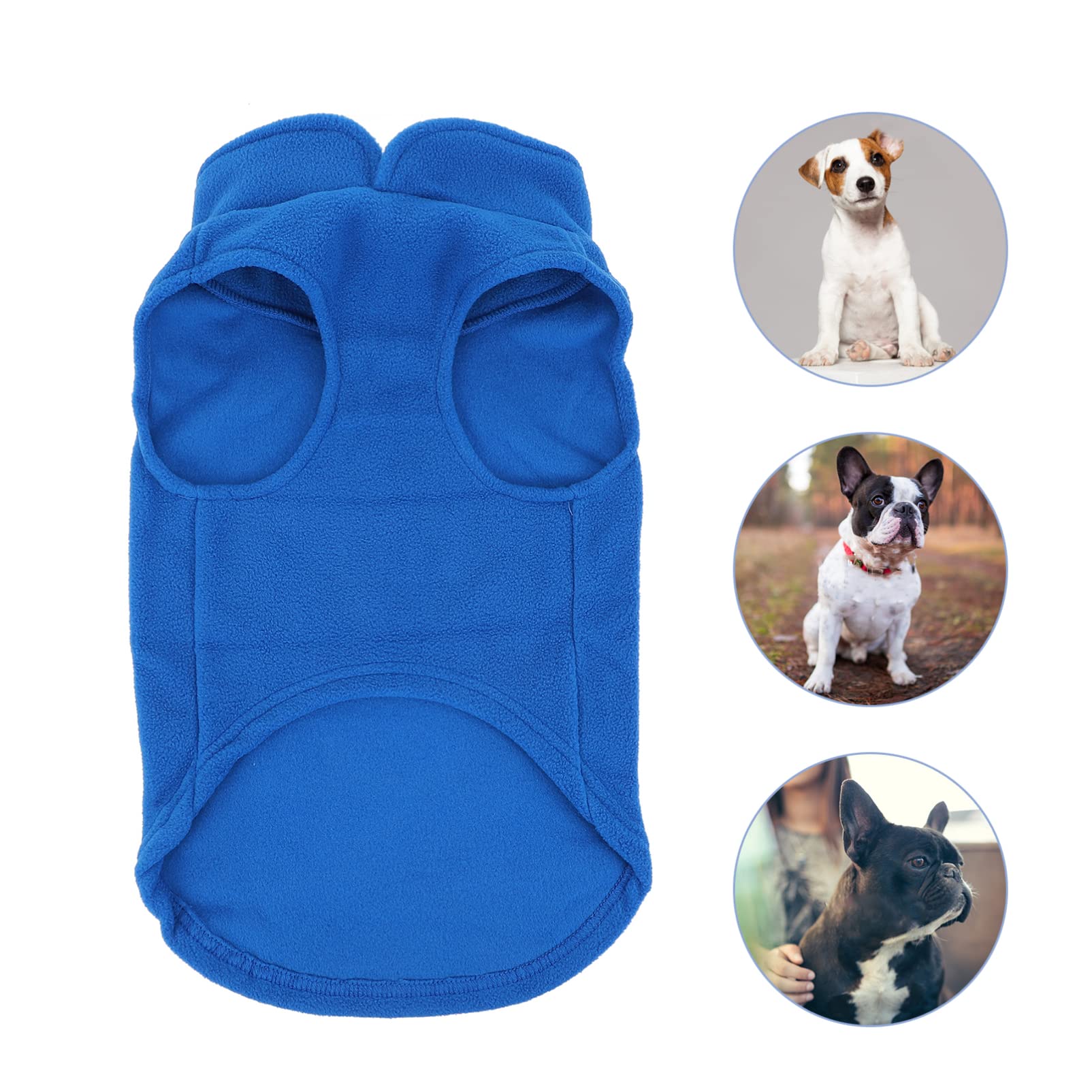 POPETPOP 3 Pz Gilet per Animali Domestici Cappotti Invernali per Cuccioli Abbigliamento per Cuccioli Costume da Cane da Vacanza Felpe per Cani Pile Portare a Spasso Il Cane Gattino