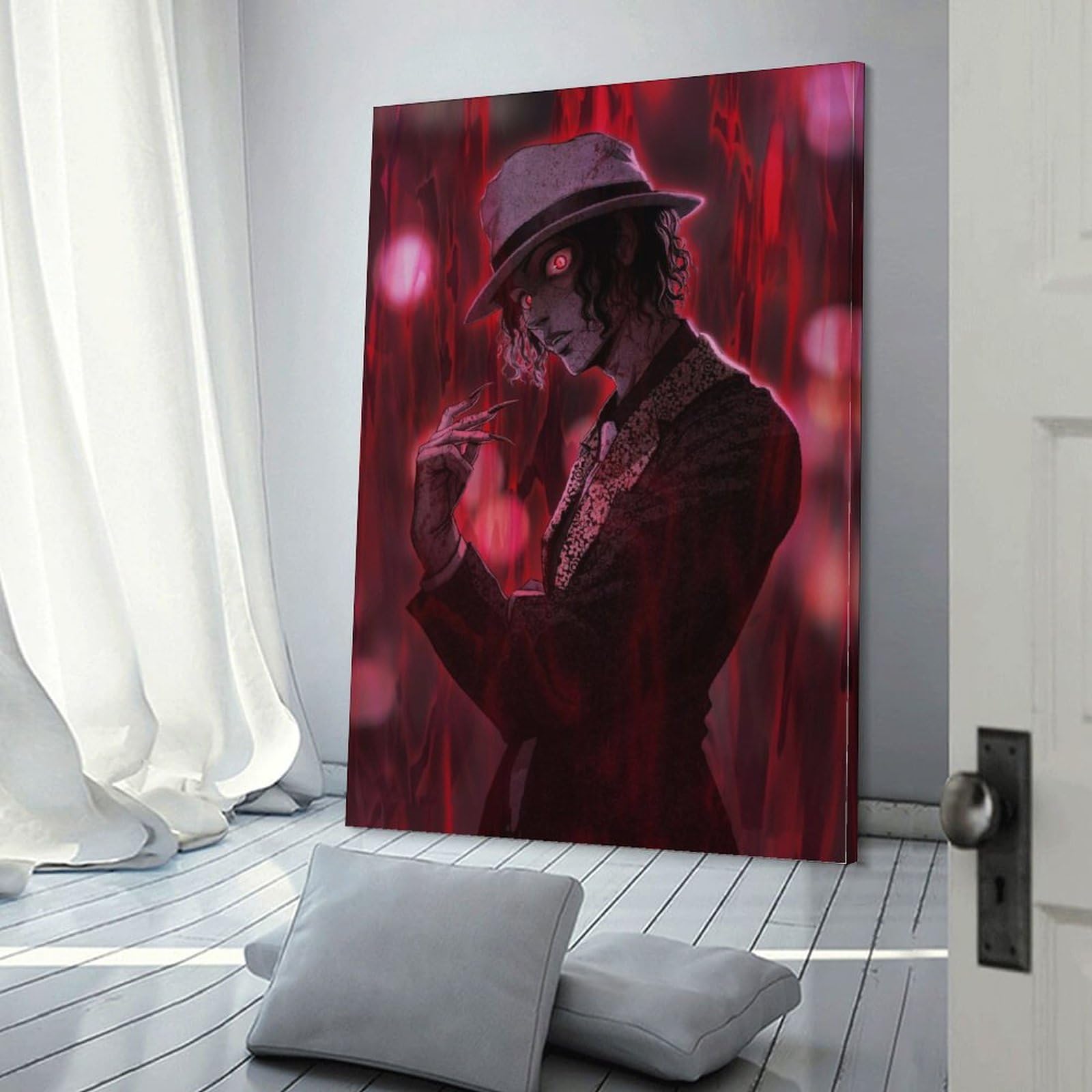 Amazon.co.jp: アニメ鬼舞辻無惨ポスター 1 キャンバスアートポスター