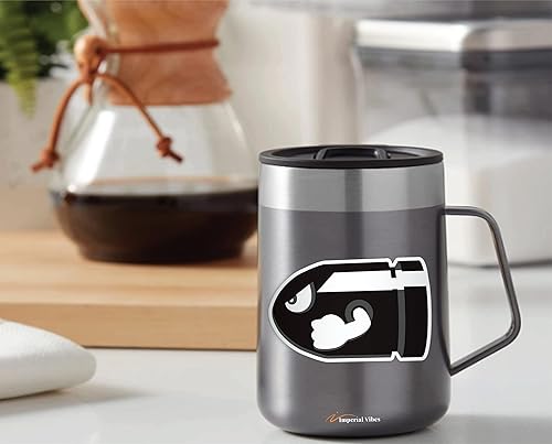 Miniatura 6 de IMPERIAL VIBES Adhesivo de bala - Adhesivo de vinilo para automóvil, camión y camioneta - Uso en interiores y exteriores para computadora portátil -