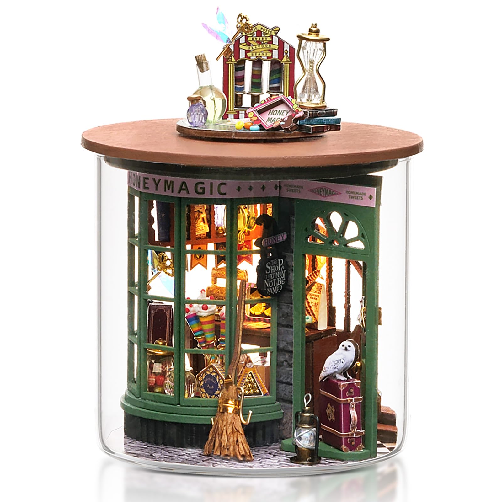 Foyucool DIY Miniature House Kit, Model Kits with Furnitures