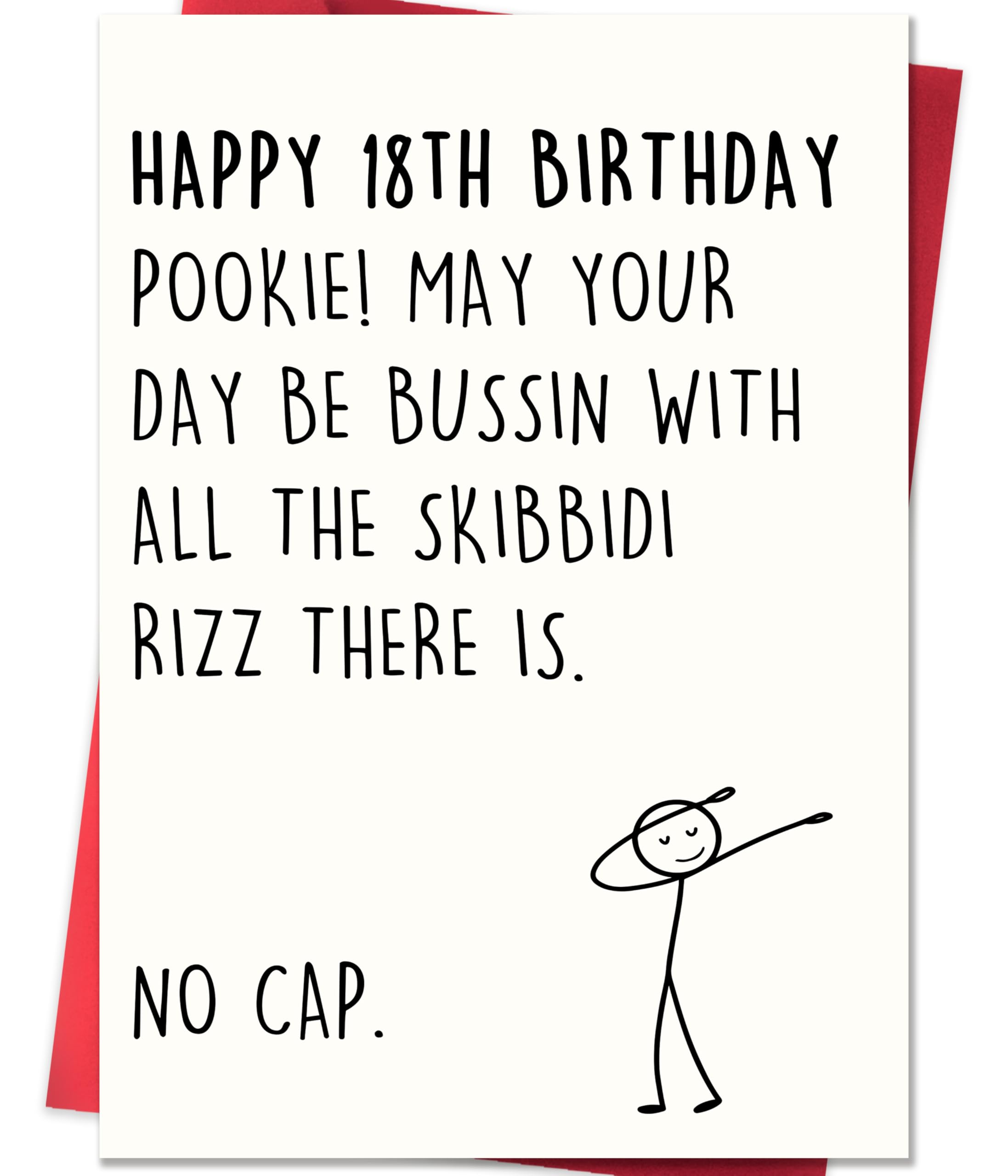IDU Gen Z Slang Birthday Card