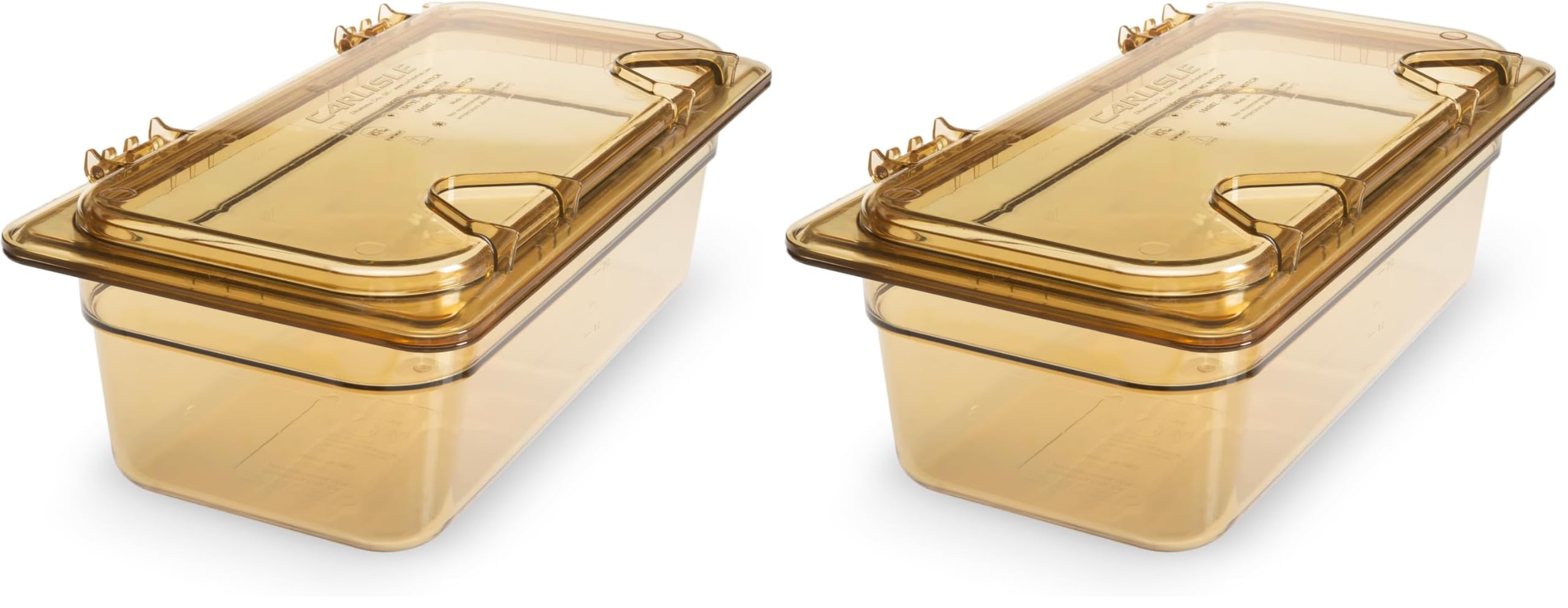 Carlisle FoodService Products 1 Count (Pack of 2) / Amber / 2.8 quarts Storage & Transport
