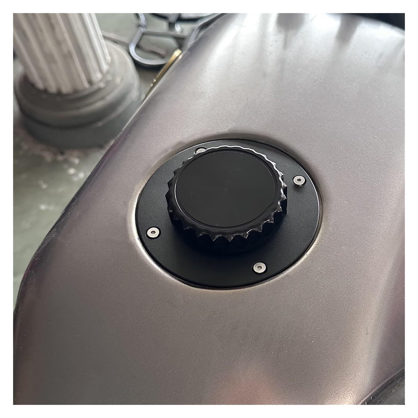 Accesorios para Motocicleta, Tapa De Tanque De Gasolina Y Aceite, Tapa De Tanque De Combustible, Tapa De Tanque De Gasolina para B&MW Serie K K75 K100 K1100 Tapa Tanques Gasolina