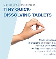 Vista 22 de Superior Source No Shot Vitamina B12 Metilcobalamina 2,500 mcg, tabletas microlingües de disolución rápida, 90 unidades, forma activa de B12, apoya