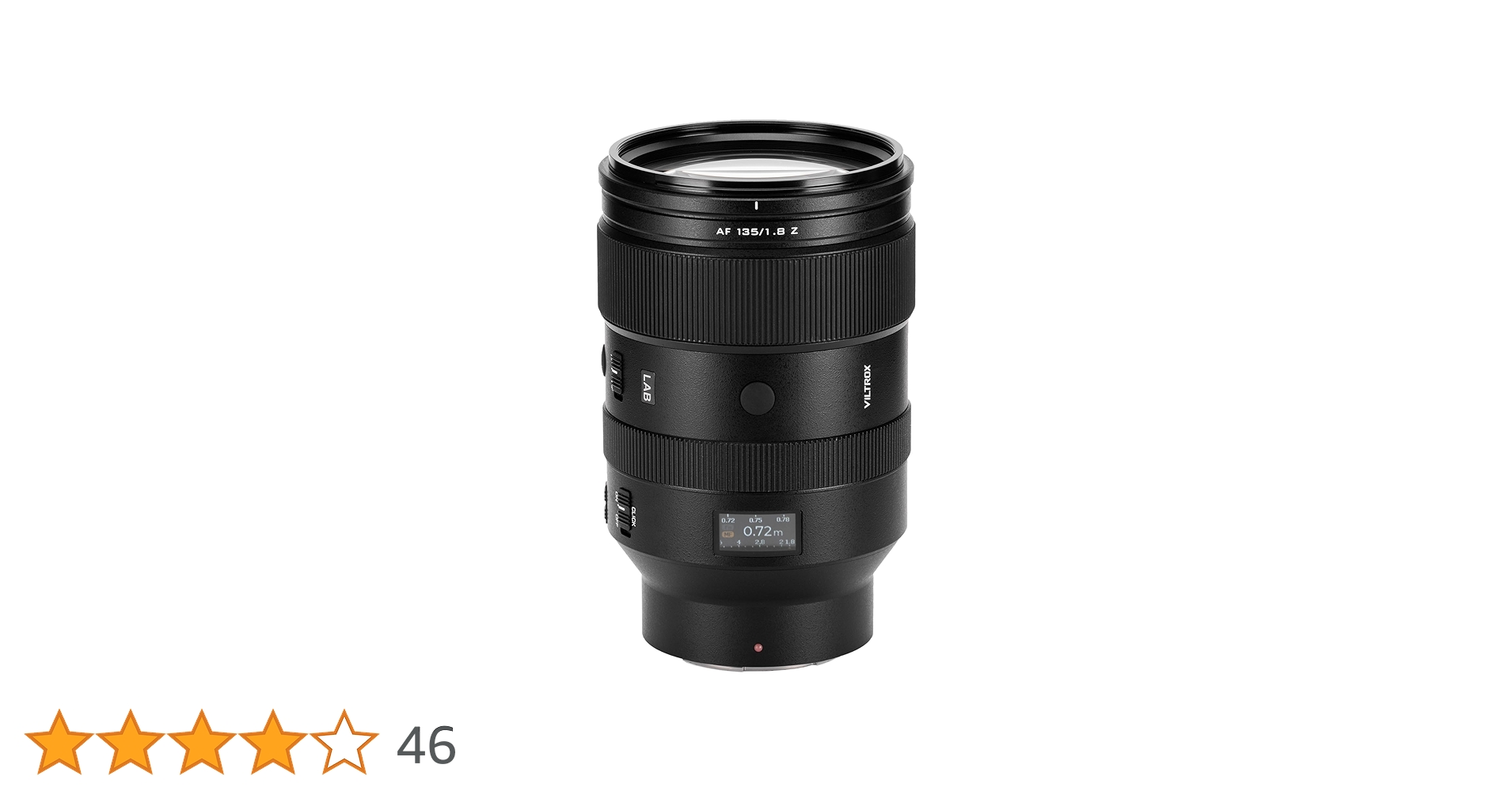 VILTROX AF 135mm F1.8 LAB Zマウント Viltrox AF 135mm F1.8 LAB フルフレームオートフォーカスレンズ Nikon