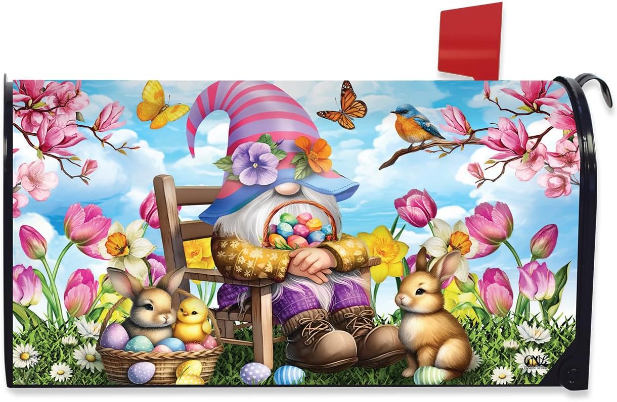 Briarwood Lane Easter Basket Gnome Mailbox Cover