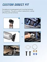 Vista 4 de Nilight Convertidor Catalítico para Chevy Equinox/GMC Terrain 2010-2014, 2012 2013 2014 2015 Captiva Sport 2.4L, Ajuste Personalizado (Estándar EPA)