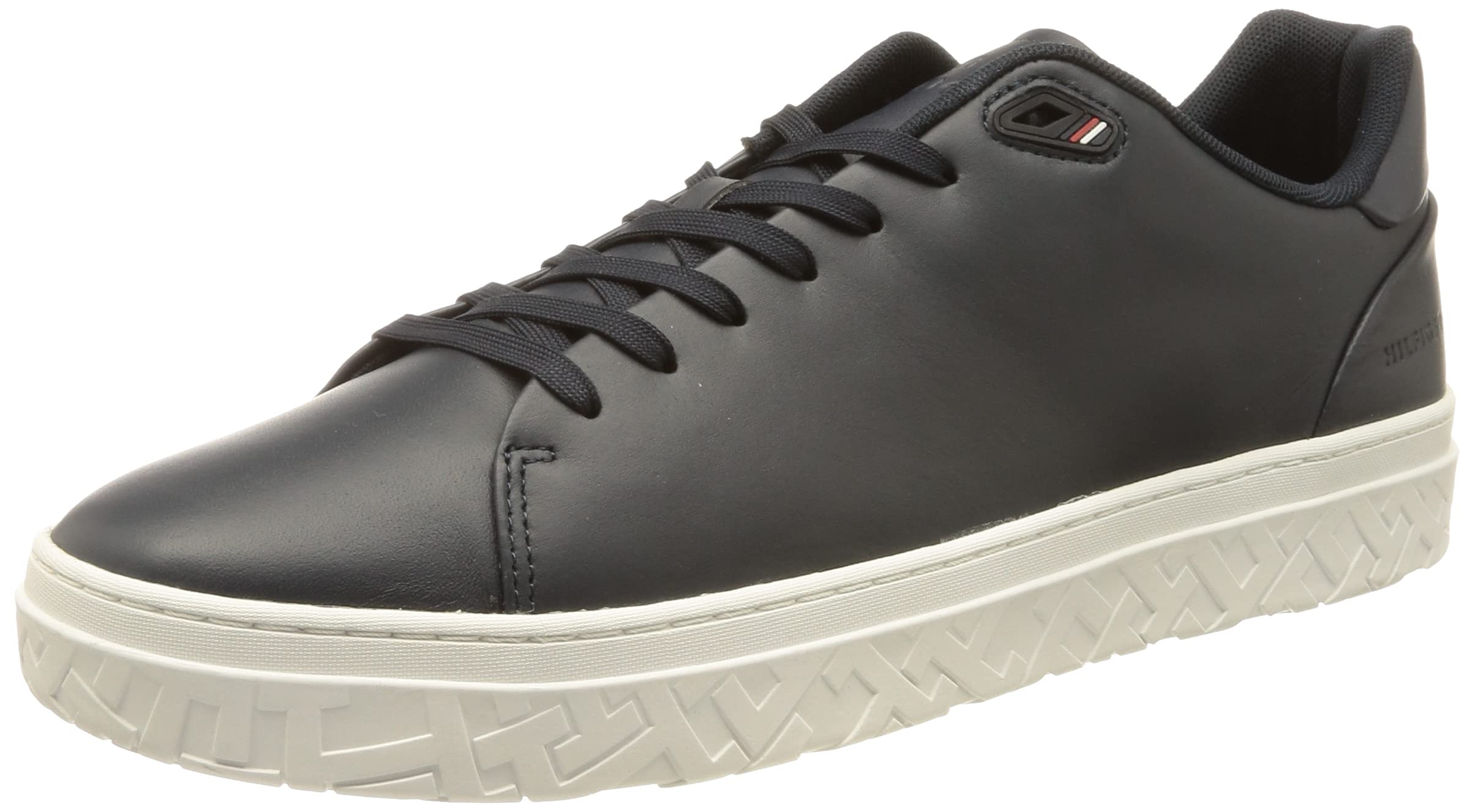 Tommy Hilfiger Moderno Icónico Court Cup Leather, Tenis Cupsole Hombre