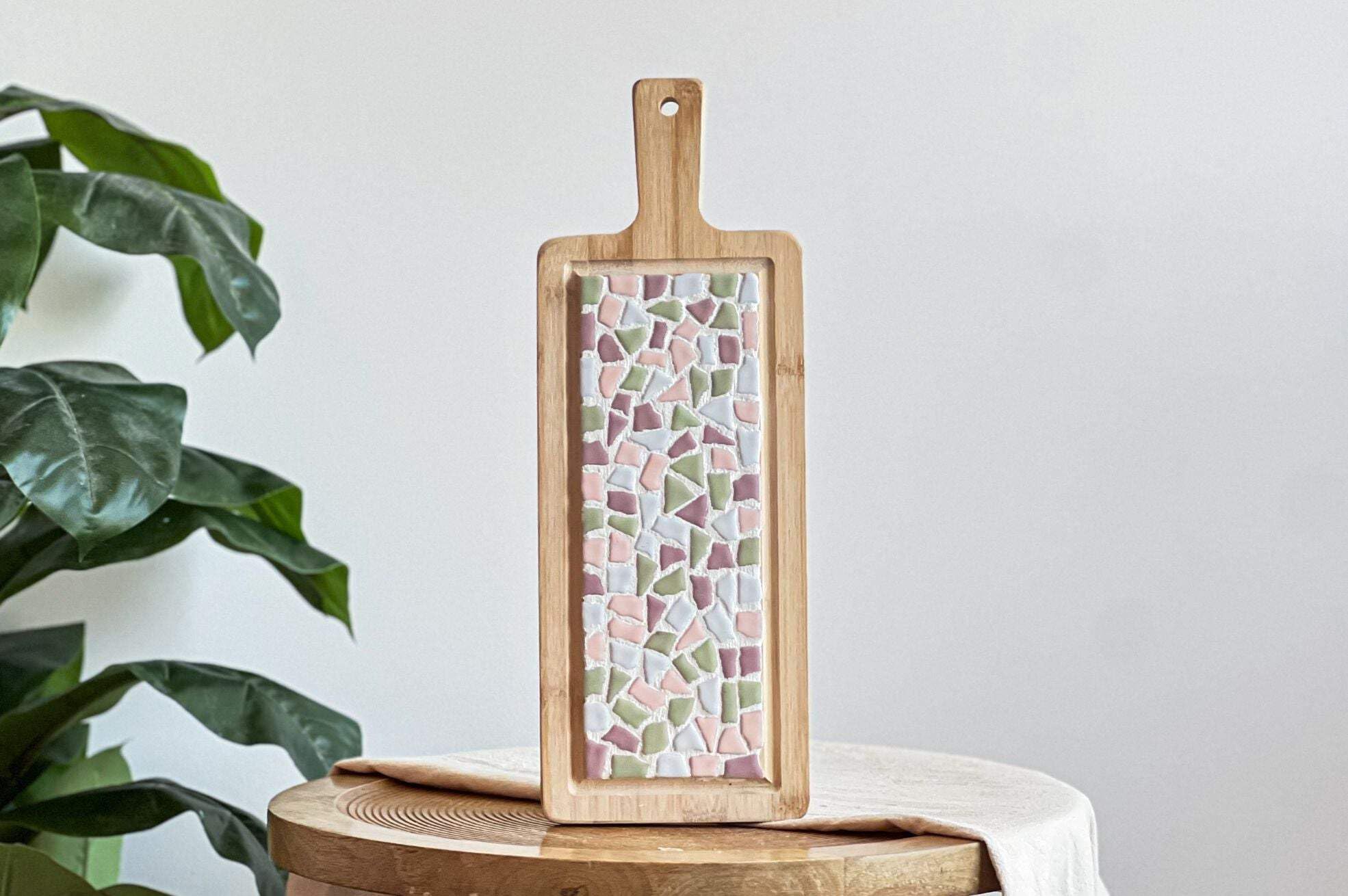 Little Creations Craft Kit - Mosaic Serving Board 40 cm Pastel Mix