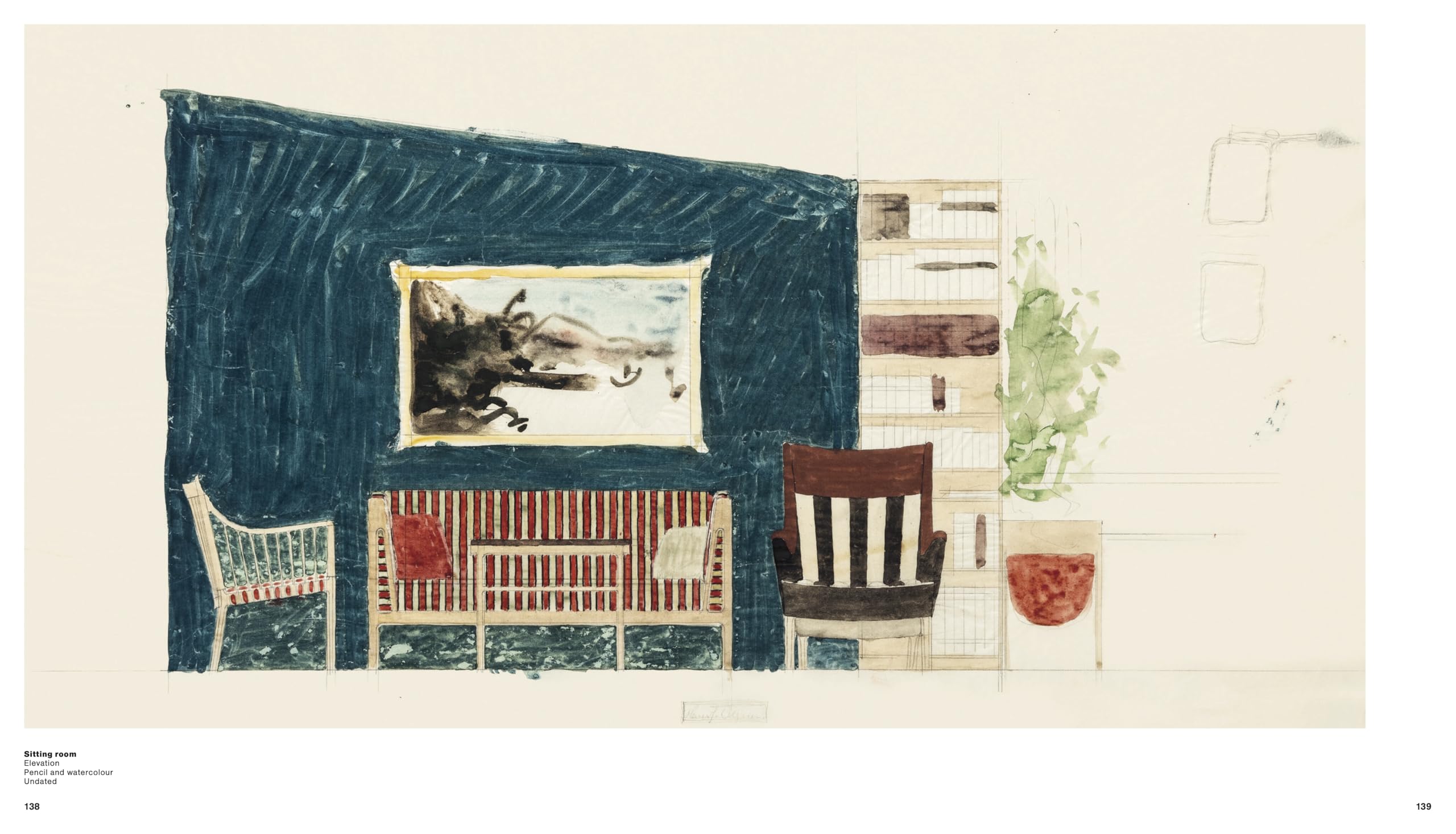 Watercolours by Hans J. Wegner: The artistic dimensions in his work