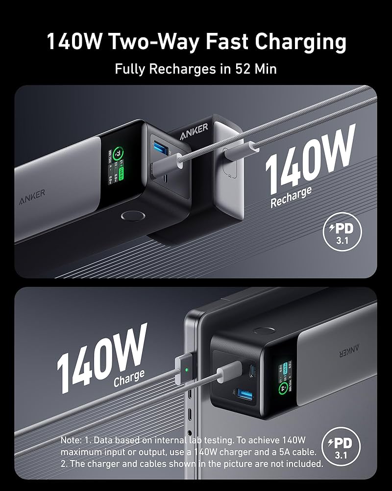 Anker - Hamza様用ANKER ANKER 737 POWER BANK Amazon.com: Anker 737 Power Bank 3-in-1 PowerBank : Cell