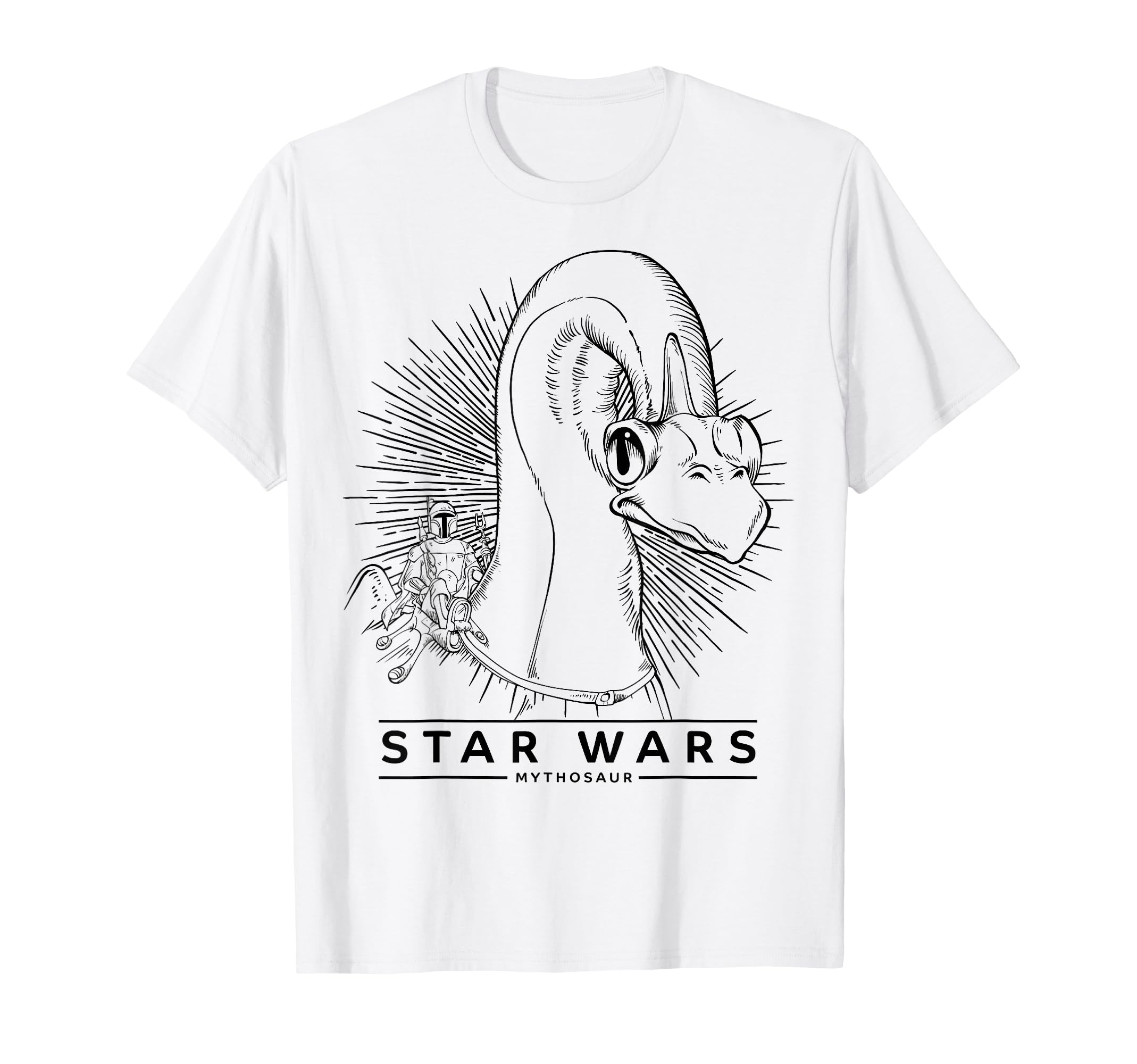 T-shirt Boba Fett Star Wars imprimé Mythosaur pour vos soirées cinéma et pop culture