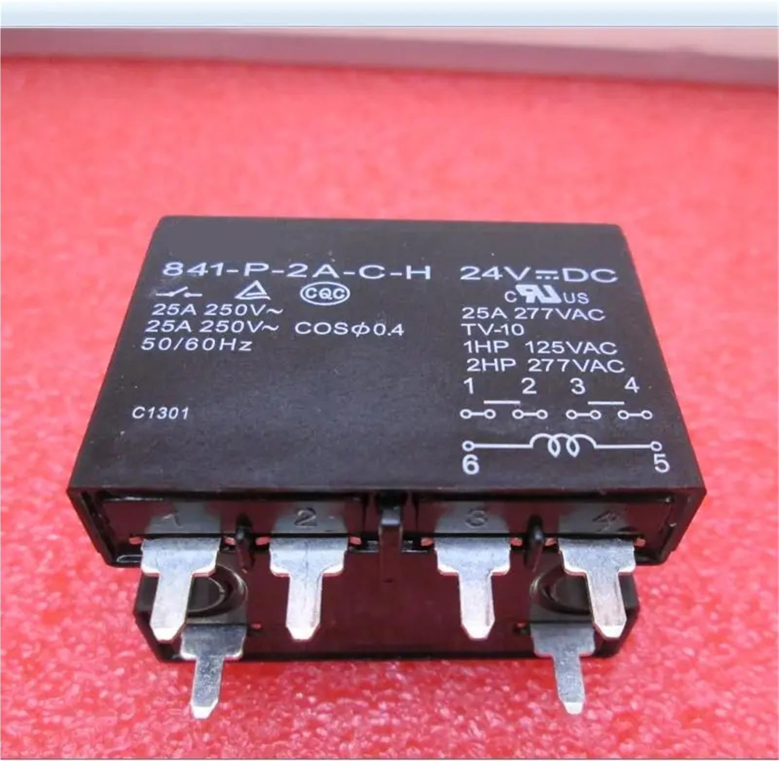 Relais DC24V 841-P-2A-CH composant de haute precision 6 pin - 4