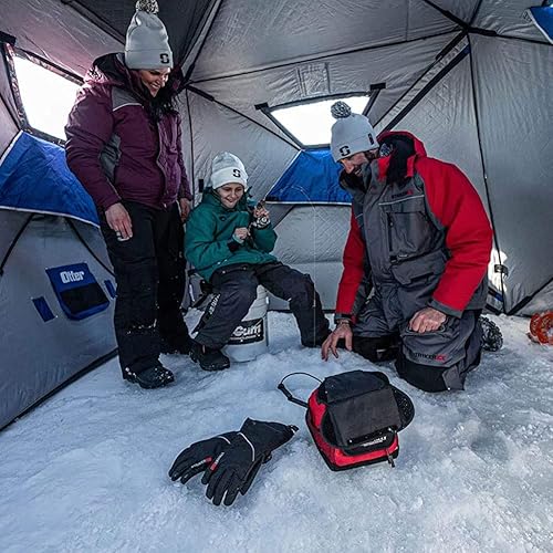 Miniatura 5 de Striker Youth Prdator Durable Windproof Water-Resistant Outdoor Ice Fishing Bib with Sureflote Flotation Technology