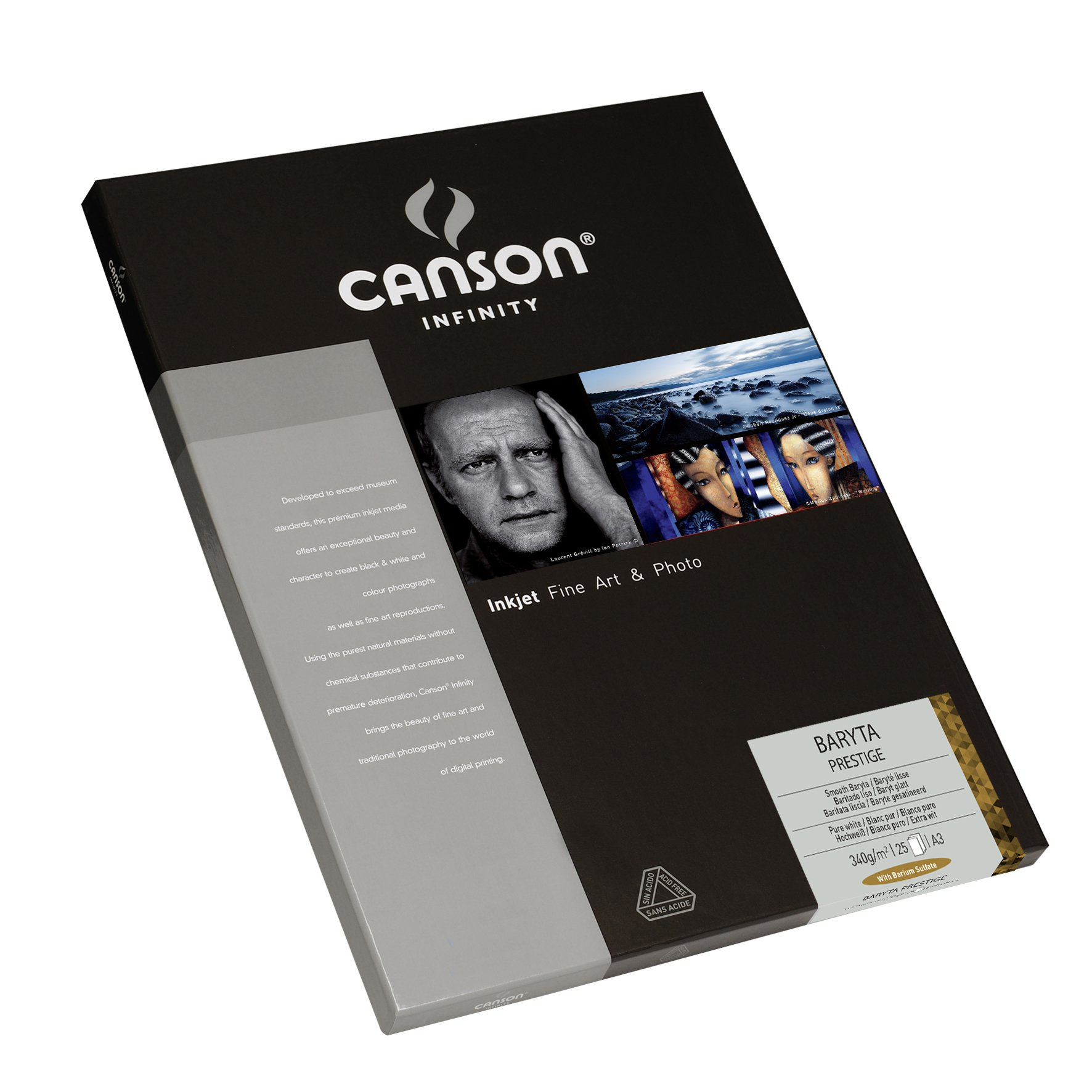 Canson Infinity Baryta Prestige A3 Papel para jato de tinta branco