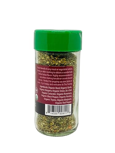 Miniatura 8 de Flavor Seed Godfather - Condimento italiano orgánico para ensalada de pasta, salsas de tomate, coberturas para pizza, ensalada orgánica. Mezcla