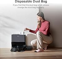 Vista 9 de roborock S8 Pro Ultra Robot Aspiradora y Trapeadora, Secado Automático, Autolavado, Cepillo Doble Elevable y Trapeador Sónico, Succión de 6000Pa