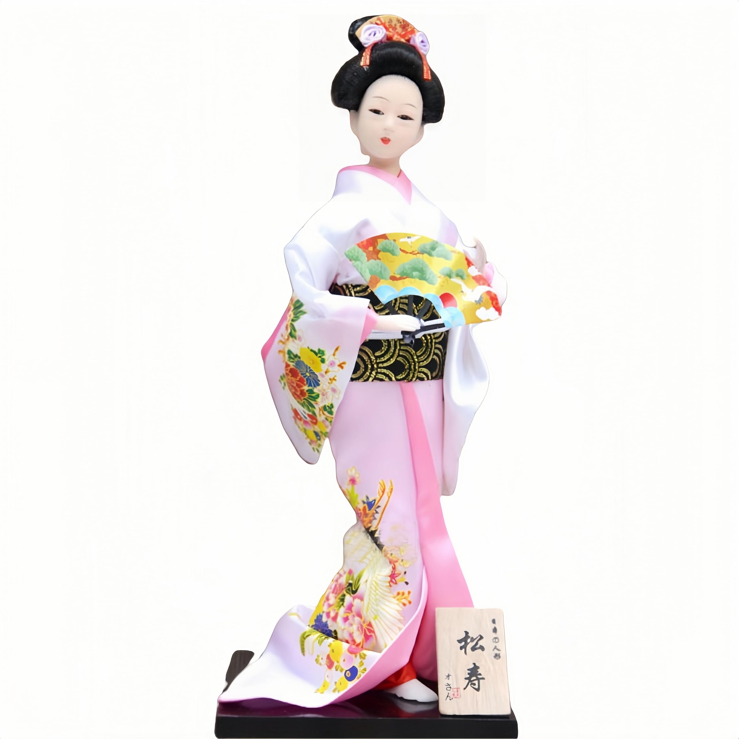 木製 日本人形 手彫り 伝統工芸 約30cm 木製 日本人形 手彫り 伝統工芸 約30cm