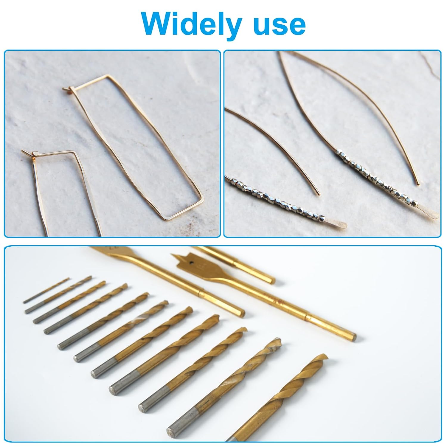 PATIKIL 5/32 x 5/32 x 40" H59 Brass Square Bar, Solid Flat Mill Stock for Crafting Maintenance Electrical Architectural Decoration, Brass