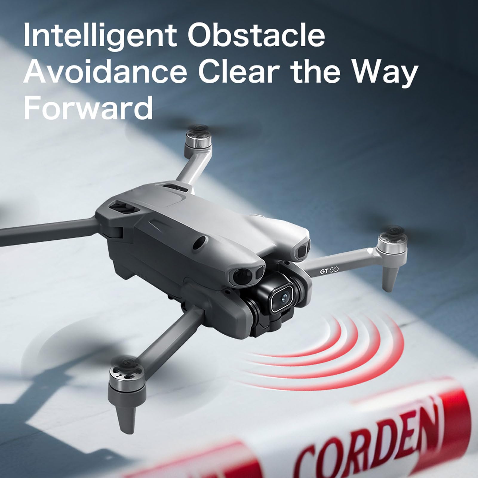 Zunate Drones Plegables con Cámara 4K, Ultraligero de 183 G, Cámara WiFi Portátil Cuadricóptero RC con Motor Sin Escobillas, 2 Baterías de 1300 MAh, para Adultos Principiantes