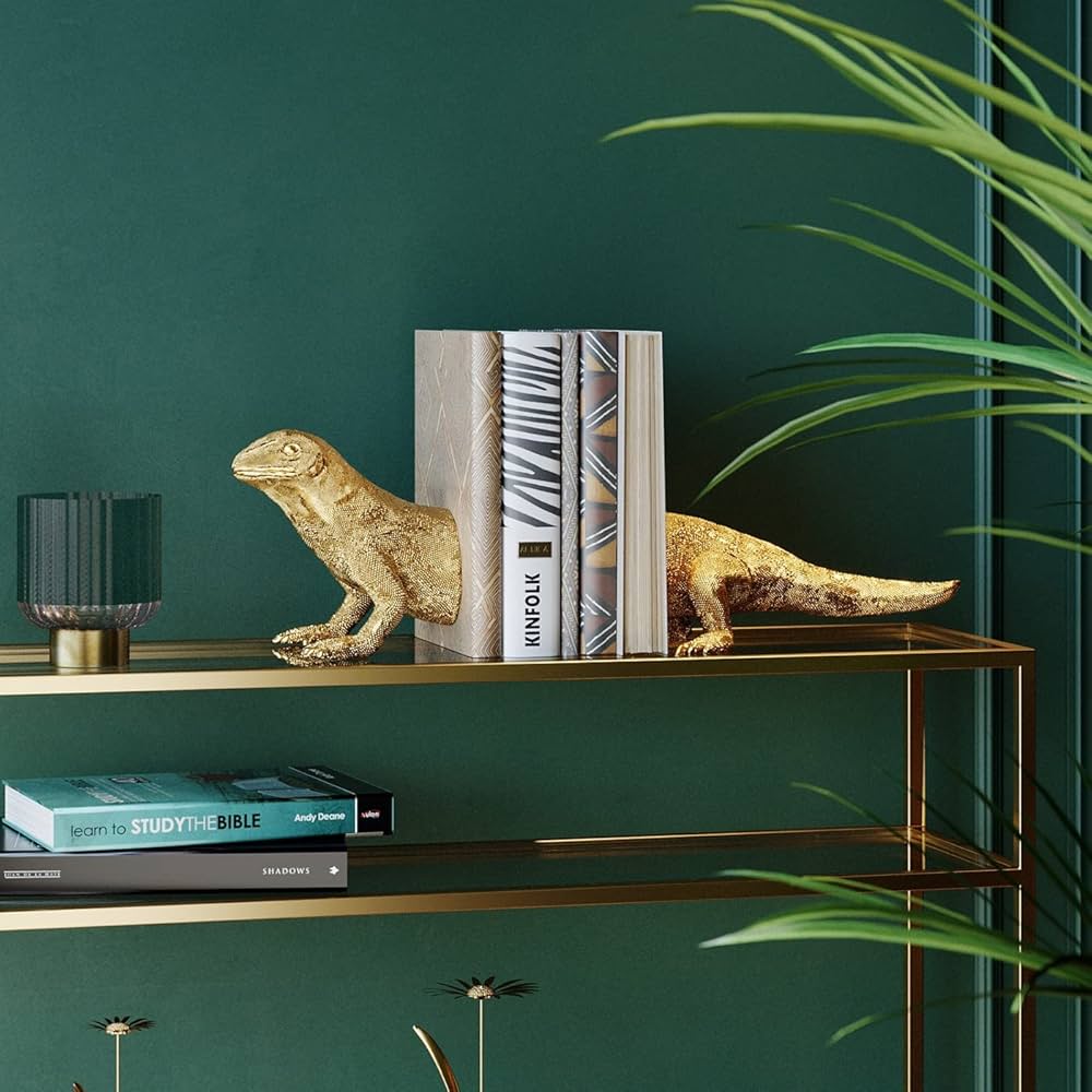 【廃盤】KARE リザードブックエンド　トカゲ45cm 廃盤】KARE リザードブックエンド トカゲ45cm 廃番】リザード (2